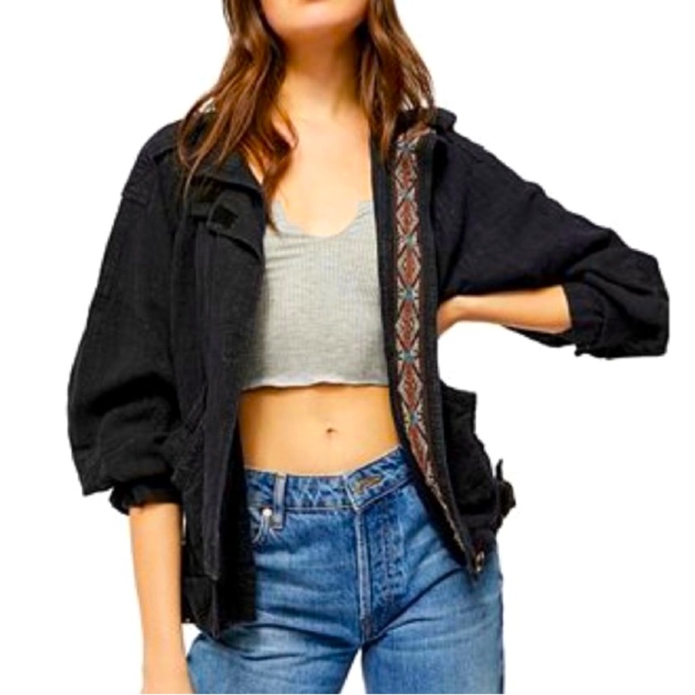 FREE PEOPLE Jayde Bomber Jacket